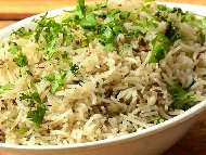 Рецепта Индийски ориз с кимион и кардамон (гарнитура за пържоли, кюфтета, месо и къри)